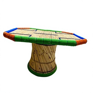 Suministros Directos al por Mayor: Centro de Mesa de Ratán y Madera Curvada, Diseño Moderno, Ecológico, Lavable, Muebles de Exterior para Mujer - Product Image 1