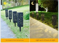 Lámpara LED Solar para Jardín, Mini Linterna Decorativa para Exteriores, Resistente al Agua IP65, con 3 Años de Garantía