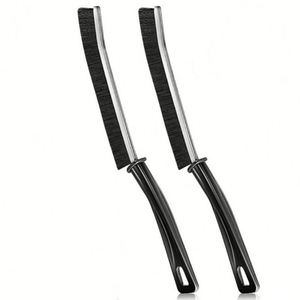 OEM ODM Baño Cepillo largo para hendiduras Azulejo de cocina Limpieza de extremos muertos Cepillo multiusos Ventana Puerta corredera Cepillo rígido - Product Image 1