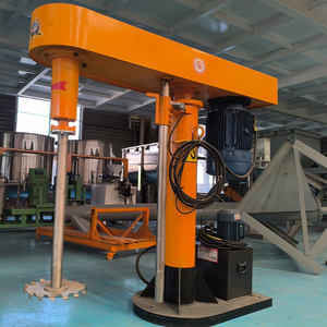 Phản ứng thuốc nhuộm điện từ tốc độ quy định không thấm nước lớp phủ nhựa nhũ tương Epoxy sàn sơn tốc độ cao disperser Mixer - Product Image 5