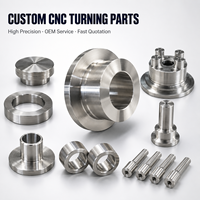 Piezas de Torneado CNC Personalizadas, Componentes de Mecanizado de Precisión en Acero Inoxidable, Aluminio y Latón, Fabricación de Metal OEM