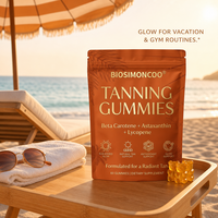 Gummies bronzantes pour adultes Sun Kissed Glow, soutien au bronzage naturel, 60 antioxydants
