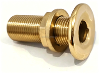 Accessoires nautiques en laiton et alliage de cuivre, raccords de plomberie durables pour bateaux et yachts, traversant le coque, pour conduites de moins de 2 pouces