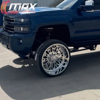 Jantes forgées SRW à déport profond 24x14 28x14 30x14 8x170 8x180 8x6.5 8x165.1 pour camions Ford F250 F350 et Dodge Ram 3500