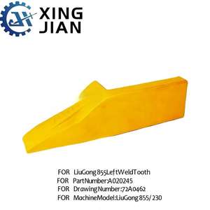 लियुगोंग 855 के लिए बाएं वेल्ड दांत, गर्मी का इलाज, बढ़े हुए पहनने वाले जीवन, बाएं बढ़ते के लिए अनुकूलित - Product Image 2