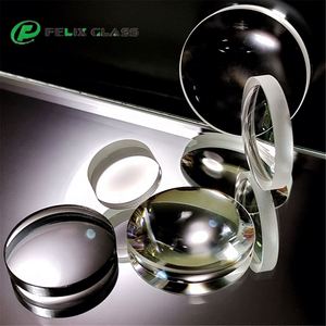 Lentille sphérique en verre de silice fondue Corning 7980 avec revêtement UV IR FELIX, transmission de 99,5 %, pour capteur laser, lentille ménisque - Product Image 4