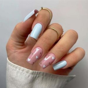 Faux <span class=keywords><strong>ongles</strong></span> à presser Charms <span class=keywords><strong>Hailey</strong></span> <span class=keywords><strong>Bieber</strong></span> Glazed Donut, amovibles, pour boîte d'emballage de faux <span class=keywords><strong>ongles</strong></span>, étiquetage privé - Product Image 6