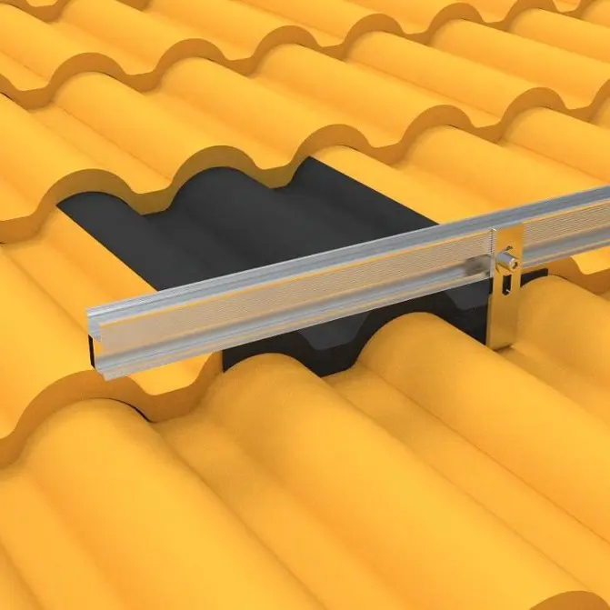 Solar panel montage halterung dach fliesen L fuß und fliesen ersatz
