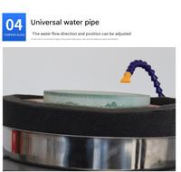 Affûteur de couteaux automatique multifonctionnel pour couteaux de boucher, hachettes, couteaux à viande - Machine de rectification à surface refroidie par eau