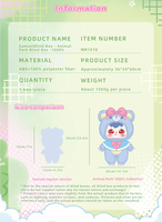 Nouvelle conception Samuel Animal Paradise 1000% Plush Large Edition Blind Box Figure Collectible Toys