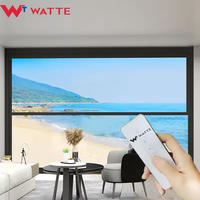 Fenêtre de lucarne de toit coulissant moderne personnalisé motorisé verre électrique avec cadre fixe en aluminium pour les villas
