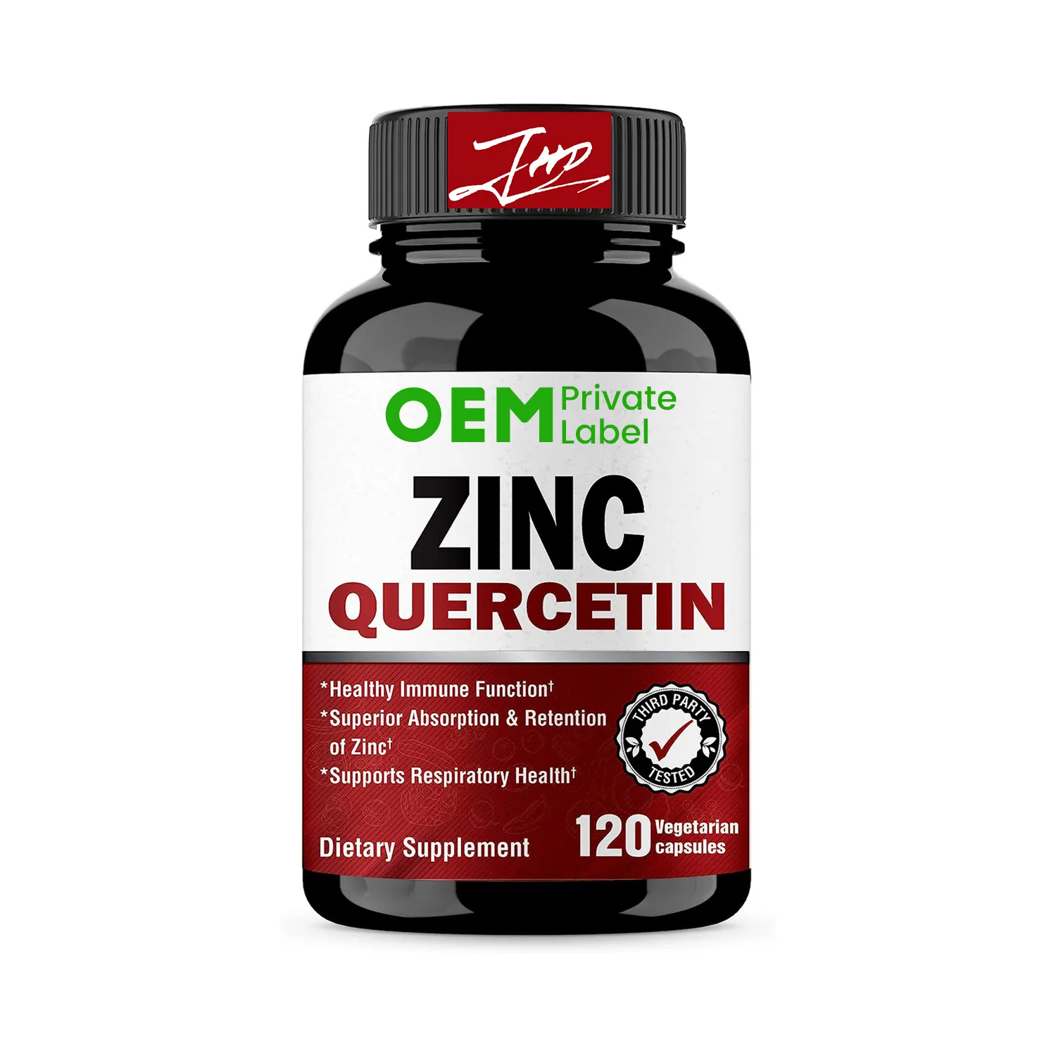 OEM Private Label 500mg Zinc Quercetin Supplement Capsules