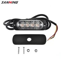 6 Lumière Ip67 18W LED Camion Strobe Grille Lumière Blanc Jaune Rouge Bleu Camion Lumières