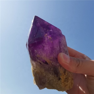 Venta al por mayor buena calidad natural <span class=keywords><strong>amatista</strong></span> crudo, curación de punto de cristal de <span class=keywords><strong>amatista</strong></span> áspera <span class=keywords><strong>piedra</strong></span> precios para Decoración - Product Image 4