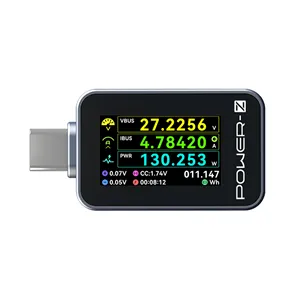 POWER-<span class=keywords><strong>Z</strong></span> C240 xách tay USB-<span class=keywords><strong>C</strong></span> PD kỹ thuật số Power Meter Tester hỗ trợ 240W pd3.1 qc5.0 USB <span class=keywords><strong>C</strong></span> vôn kế cho điện thoại máy tính xách tay <span class=keywords><strong>c</strong></span>ông <span class=keywords><strong>c</strong></span>ụ kiểm tra - Product Image 1