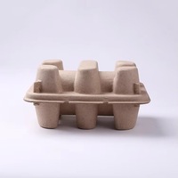 Emballage en pulpe moulée jetable avec logo personnalisé pour barres protéinées, gommes, vitamines et compléments alimentaires – Plateau d'expédition