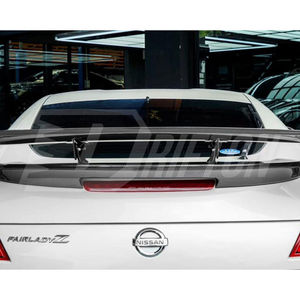 สปอยเลอร์หลังคาร์บอนไฟเบอร์แบบเดี่ยวทรง GT ลายทอ 3K/6K/12K สำหรับ Nissan 370Z GT Wing - Product Image 4