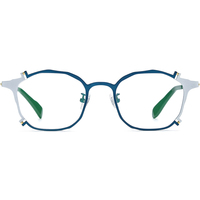 Gafas Borregls de Titanio para Hombre, Montura de Diseño de Marca, Gafas Cuadradas Vintage Retro, Gafas Ópticas Japonesas de Alta Calidad 185758