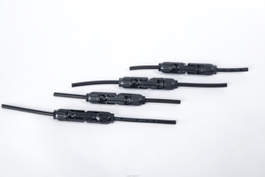 ขั้วต่อพลังงานแสงอาทิตย์1000V ตัวผู้/ตัวเมีย IP67กันน้ำตัวเรือนทองเหลืองสายเคเบิ้ลพีวีมีขนาด1M/3M/5M/10M - Product Image 4