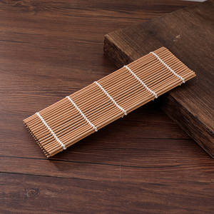 Tapis à <span class=keywords><strong>sushi</strong></span> en bambou bio jetable, écologique, pour végétaliens/végétariens - Product Image 1