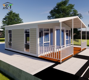 <span class=keywords><strong>Casa</strong></span> Prefabricada Plegable y Expandible de 20 pies/40 pies, Contenedor Vivienda Prefabricada, <span class=keywords><strong>Casa</strong></span> Móvil Pequeña de 2, 3 o 4 Dormitorios con Terraza y Solárium de Cristal - Product Image 1