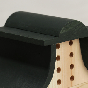 Tự Làm Gỗ trang trại Côn trùng <span class=keywords><strong>Net</strong></span> cho nhà màu xanh lá cây treo Mật Ong Ong Hive có lợi côn trùng nhà gỗ - Product Image 3