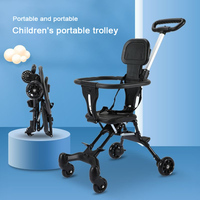 Poussette pliable portable pour bébé Jouets en lin Cadeau éducatif léger Ensemble de jeu de bonbons Trotteur pour enfants Chariot pour bébé Temps de jeu Anduosen