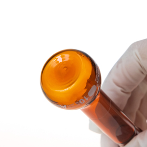 ขวดแก้วสีเหลืองอำพันปริมาตร NS10 10มล./13ขวดแก้วพร้อมจุกแก้ว - Product Image 4