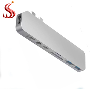 <span class=keywords><strong>Usb</strong></span> C HUB 9 trong 1 đầu đọc thẻ Trạm Sạc <span class=keywords><strong>USB</strong></span>-C Hub 9-in-1 Loại C Adapter với <span class=keywords><strong>USB</strong></span> 3.0 SD TF 3.5AUX RJ45 PD chuyển đổi - Product Image 5