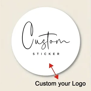 Pegatinas Personalizables con Logotipos Multicolores - Etiquetas Resistentes al Agua para Eventos Promocionales y Regalos Corporativos - Product Image 1