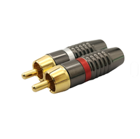 Nuevo Conector RCA Gris en Oferta, Conector de Audio y Video RCA de 6X6X2cm para Soldadura