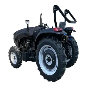 Máquina de trator de rodas para agricultor 90hp, equipamento agrícola, trator de transmissão para venda no Brasil