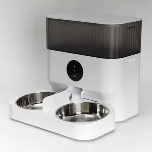Amazon best seller voice smart cat feeder timer dispenser voice microchip outdoor automatic wifi dog cat pet feeder