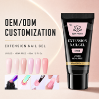 BORN PRETTY PRO Fabricant OEM Gel Polygel en Tube à Presser Faible MOQ Extension Rapide Sans Pinceau Gel Constructeur pour Professionnels de Salon