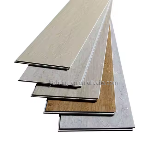 High Quality Waterproof Lvp Luxury Flooring 5mm 6mm Wood Click Rigid Core SPC Flooring