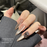 Coffret Cadeau Designer Personnalisé & Emballage Bouteille Vernis à Ongles Gel UV Magnétique Effet Œil de Chat Sans HEMA Sans TPO 9D 15ml Longue Durée
