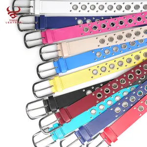 Top Sale Rivet PU Fashion Belts Punching Woman Belt For Jeans Punk Cinturones