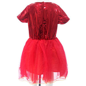 Fancy Little Girls Princess Dressing-Up Kids Gifts Cos Vestido <span class=keywords><strong>rojo</strong></span> Niño Superhéroe Flashman Disfraz de Halloween para niña - Product Image 3