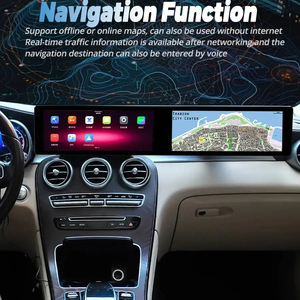Pantalla DUAL de 12.3" con Carplay y Android para Benz GLC Clase C 2015-2019 NTG5.0, GPS para Auto, Navegación, Radio, Reproductor Multimedia de Video, 4G - Product Image 6