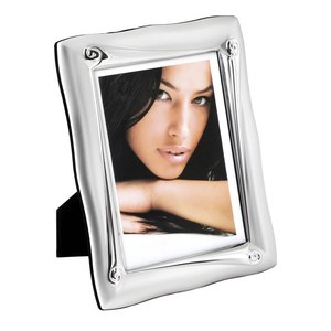 Elegante Cornice Portafoto in Metallo 200x250 mm con Supporto per Arredamento Casa - Product Image 1