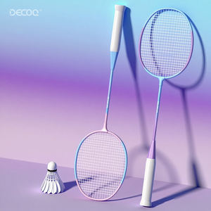 <span class=keywords><strong>Raquette</strong></span> de <span class=keywords><strong>badminton</strong></span> en fibre de carbone en gros d'usine, légère, haute tension, conception en graphite, technologie tissée en PU, sport professionnel - Product Image 3
