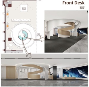 Conception d'aménagement intérieur commercial écologique, rendu <span class=keywords><strong>3D</strong></span>, plan d'étage, restaurant, bureau, magasin, clé en main - Product Image 5