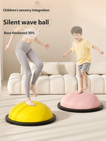 Ballon d'équilibre demi-sphérique épaissi, écologique et durable (PVC diamètre 48/58cm) pour l'entraînement de renforcement musculaire et la remise en forme - Meilleures ventes