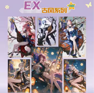 Vente en gros de cartes neuves de haute qualité Mei Niang 2 cartes graduées Anime Collection bidimensionnelle déesse A5 cartes jeu de société - Product Image 5