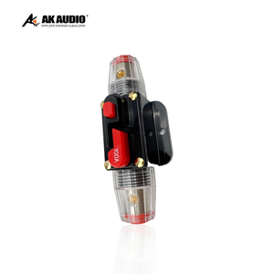 Amplificateur de voiture 4 canaux classe AB AK-F04 12-36V avec porte-fusible ANL 100A, lumière LED, SNR 91-100dB, <span class=keywords><strong>FR</strong></span> 20-20kHz pour borne négative - Product Image 4