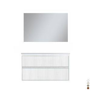 Mueble de Baño Suspendido Elegance Line 100 cm Gris Cuerda - Product Image 1
