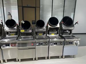 Semikron thương mại thiết bị nhà bếp gas Máy nấu ăn tự động cho cơm chiên tự động xào chảo trống xoay sưởi ấm - Product Image 5