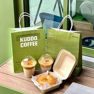 Impresión de Logotipo Personalizado y una Gama Completa de Sets de Empaque para Café para Llevar y Compras - Product Image 1