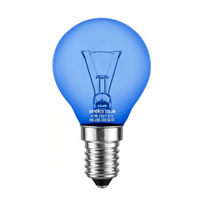 Lampadina a Incandescenza Esfrica Solar 40W 230V E14 con Globo in Vetro Blu - Product Image 2