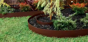 Professional Metal <b>Garden</b> Edging <b>Border</b> <b>Fence</b>-Weather Resistant & Waterproof Landscaping Ornament - Product Image 6